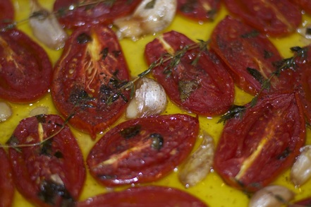 roasted,san,marzano,tomatoes,italian,food,recipe